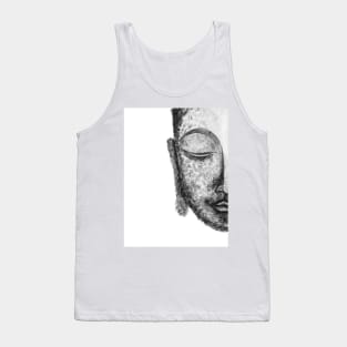 Black white Buddha painting Tank Top